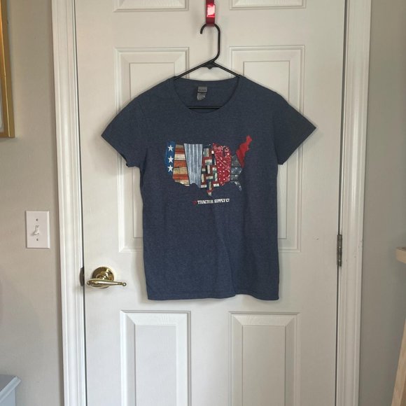 Patchwork USA Tee, by Tractor Supply  Size S - Picture 1 of 1